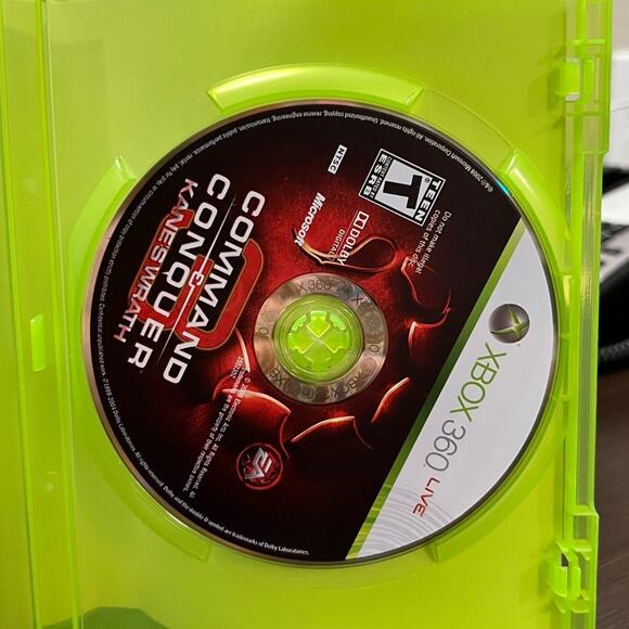 XBOX 360 Command & Conquer Kane's Wrath Video Game - with Case & Instructions - Picture 2 of 6